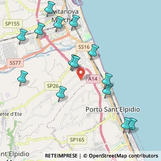 Mappa Strada Castellano, 63821 Porto Sant'Elpidio FM, Italia (2.53786)