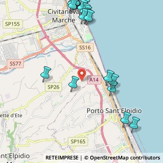 Mappa Strada Castellano, 63821 Porto Sant'Elpidio FM, Italia (3.081)