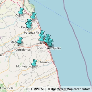 Mappa Strada Castellano, 63821 Porto Sant'Elpidio FM, Italia (13.29846)