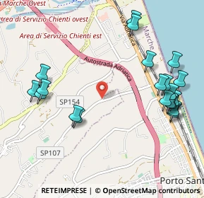 Mappa Strada Castellano, 63821 Porto Sant'Elpidio FM, Italia (1.2585)