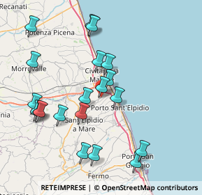 Mappa Via Daniele Manin, 63811 Fermo FM, Italia (8.4505)