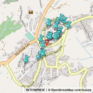 Mappa Via di Circonvallazione, 52046 Lucignano AR, Italia (0.179)