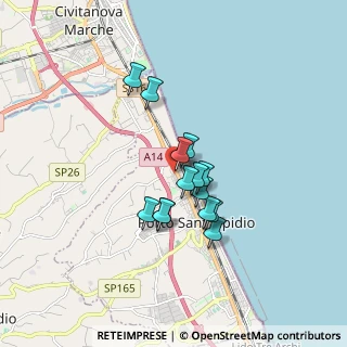 Mappa Via Lucania, 63821 Porto Sant'Elpidio FM, Italia (1.29071)