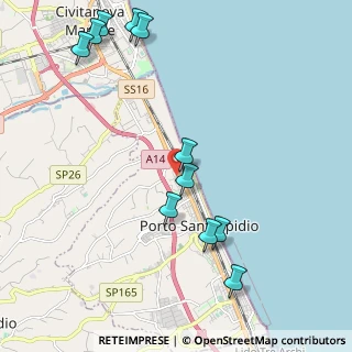 Mappa Via Lucania, 63821 Porto Sant'Elpidio FM, Italia (2.54182)