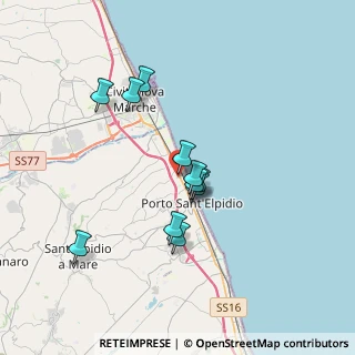 Mappa Via Lucania, 63821 Porto Sant'Elpidio FM, Italia (3.03)