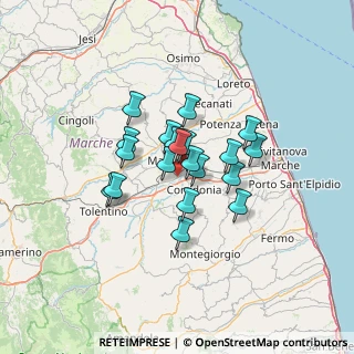 Mappa 62014 Macerata MC, Italia (9.473)