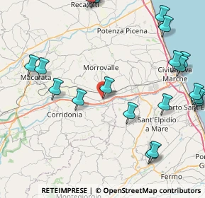 Mappa Via Carlo Collodi, 62010 Trodica MC, Italia (11.345)