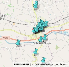 Mappa Via Carlo Collodi, 62010 Trodica MC, Italia (1.256)