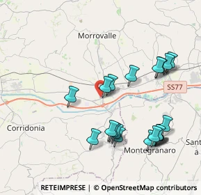 Mappa Via Carlo Collodi, 62010 Trodica MC, Italia (4.3335)
