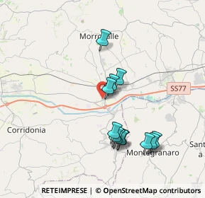 Mappa Via Carlo Collodi, 62010 Trodica MC, Italia (3.56167)
