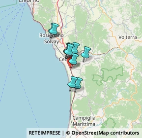 Mappa SP della Camminata, 57020 Bibbona LI, Italia (7.78727)