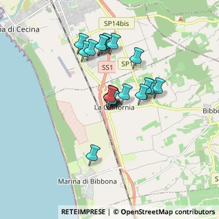 Mappa Via 2 Giugno, 57020 Bibbona LI, Italia (1.3605)