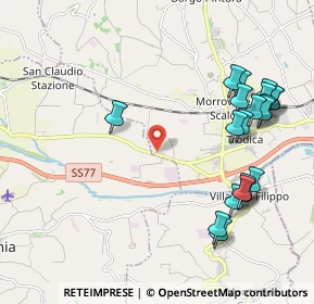 Mappa Sarrocciano Metano, 62010 Morrovalle MC, Italia (2.489)