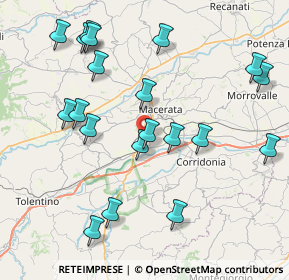 Mappa Contrada della Pieve, 62100 Macerata MC, Italia (9.133)