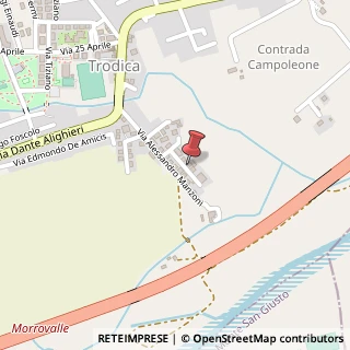 Mappa Via Annibal Caro, 22, 62010 Morrovalle, Macerata (Marche)
