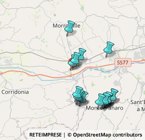 Mappa Via Dante Alighieri, 62010 Trodica MC, Italia (4.14211)