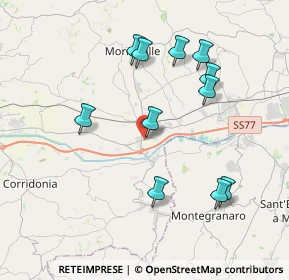 Mappa Via Dante Alighieri, 62010 Trodica MC, Italia (4.00545)