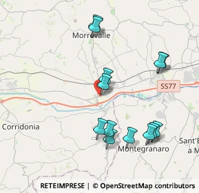 Mappa Via Dante Alighieri, 62010 Trodica MC, Italia (4.11308)