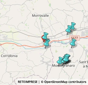 Mappa Via Dante Alighieri, 62010 Trodica MC, Italia (4.51333)