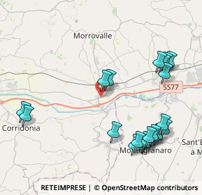 Mappa Via Dante Alighieri, 62010 Trodica MC, Italia (4.9565)