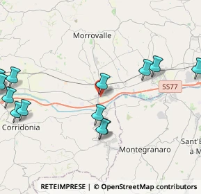 Mappa Via Dante Alighieri, 62010 Trodica MC, Italia (5.85667)
