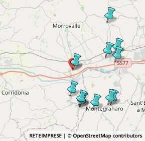 Mappa Via Dante Alighieri, 62010 Trodica MC, Italia (4.31083)