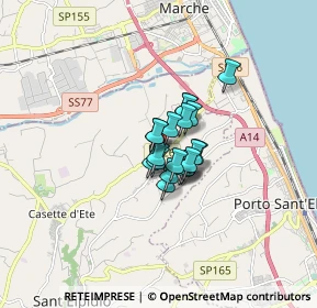 Mappa Via Fratte, 63811 Sant'Elpidio a mare FM, Italia (0.837)