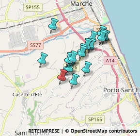 Mappa Via Fratte, 63811 Sant'Elpidio a mare FM, Italia (1.226)