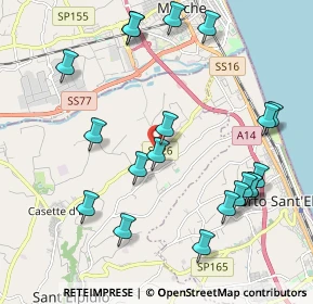 Mappa Via Fratte, 63811 Sant'Elpidio a mare FM, Italia (2.3865)