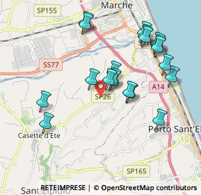 Mappa Via Fratte, 63811 Sant'Elpidio a mare FM, Italia (1.9505)