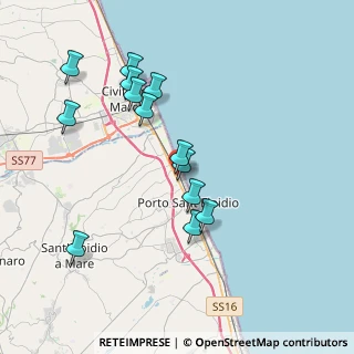 Mappa Via Montecarlo, 63821 Porto Sant'Elpidio FM, Italia (3.83154)