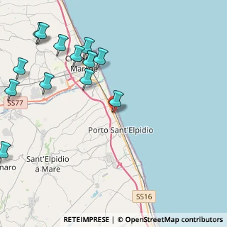 Mappa Via Montecarlo, 63821 Porto Sant'Elpidio FM, Italia (5.70077)