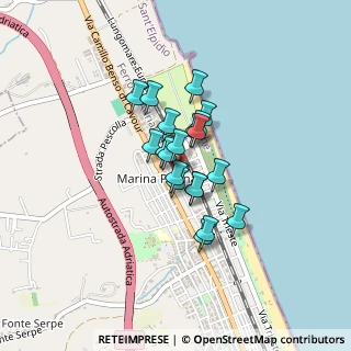 Mappa Via Montecarlo, 63821 Porto Sant'Elpidio FM, Italia (0.2745)