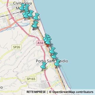 Mappa Via Montecarlo, 63821 Porto Sant'Elpidio FM, Italia (2.14533)