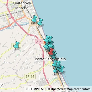 Mappa Via Norvegia, 63821 Porto Sant'Elpidio FM, Italia (1.5705)