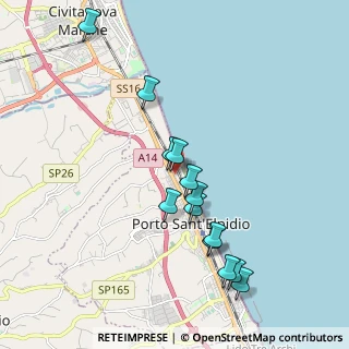 Mappa Via Norvegia, 63821 Porto Sant'Elpidio FM, Italia (1.93846)