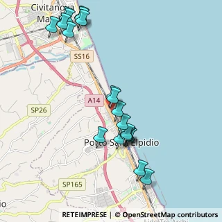 Mappa Via Montecarlo, 63821 Porto Sant'Elpidio FM, Italia (2.3185)