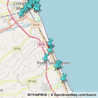 Mappa Via Norvegia, 63821 Porto Sant'Elpidio FM, Italia (3.2385)
