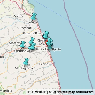 Mappa Via Montecarlo, 63821 Porto Sant'Elpidio FM, Italia (10.93455)
