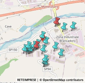 Mappa Via Carlo Bo, 63812 Montegranaro FM, Italia (0.41429)