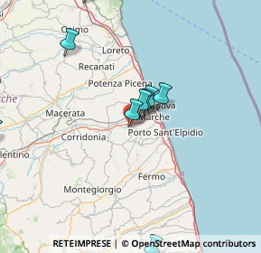Mappa Via Carlo Bo, 63812 Montegranaro FM, Italia (26.98538)