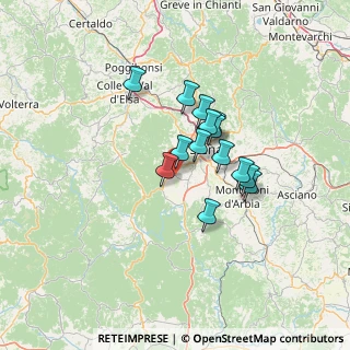 Mappa SP di Ampugnano, 53018 Sovicille SI, Italia (10.05857)
