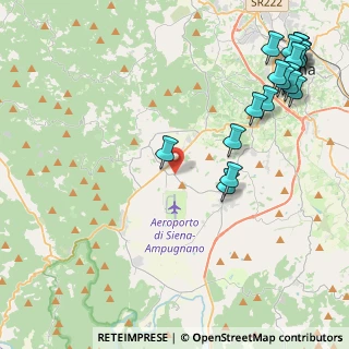Mappa SP di Ampugnano, 53018 Sovicille SI, Italia (6.04632)