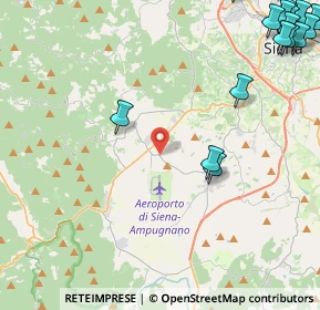 Mappa Strada Provinciale di Ampugnano, 53018 Sovicille SI, Italia (7.5725)