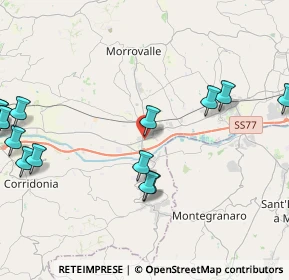 Mappa Via Vittorio Alfieri, 62010 Trodica MC, Italia (5.82733)