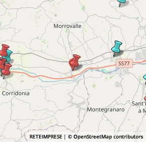 Mappa Via Vittorio Alfieri, 62010 Trodica MC, Italia (7.16231)