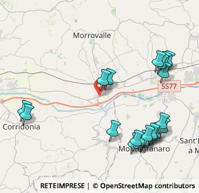 Mappa Via Vittorio Alfieri, 62010 Trodica MC, Italia (4.9985)
