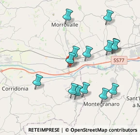 Mappa Via Vittorio Alfieri, 62010 Trodica MC, Italia (4.00357)