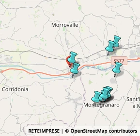 Mappa Via Vittorio Alfieri, 62010 Trodica MC, Italia (4.55833)