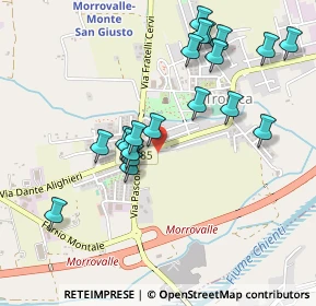 Mappa Via Vittorio Alfieri, 62010 Trodica MC, Italia (0.499)